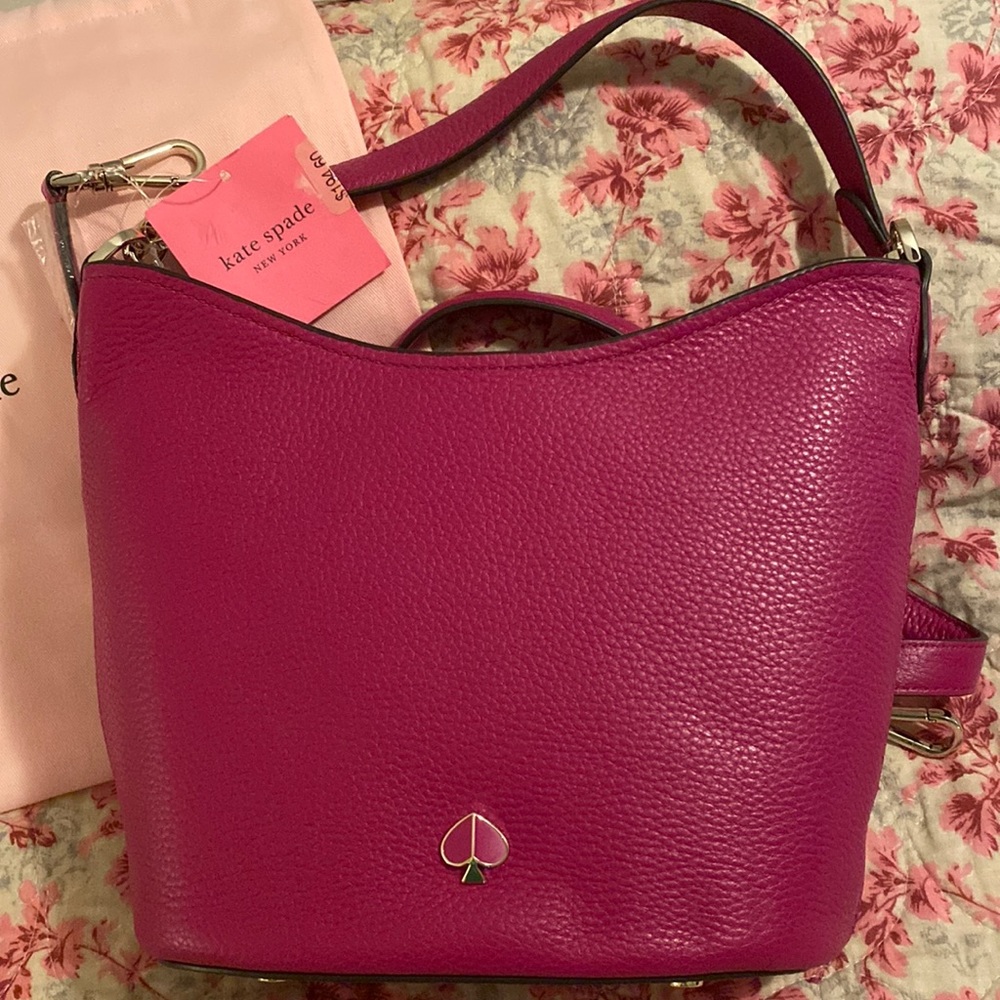 NWT Kate Spade Fuschia colored Leather Purse